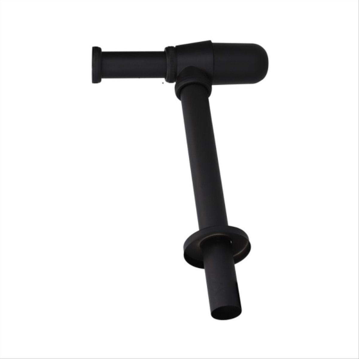 STRETTO - Sifon Lavamanos Negro Matte 1 1/4" c/salida recta