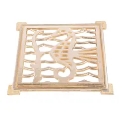 POLI - Rejilla bronce cuadrada 10cm