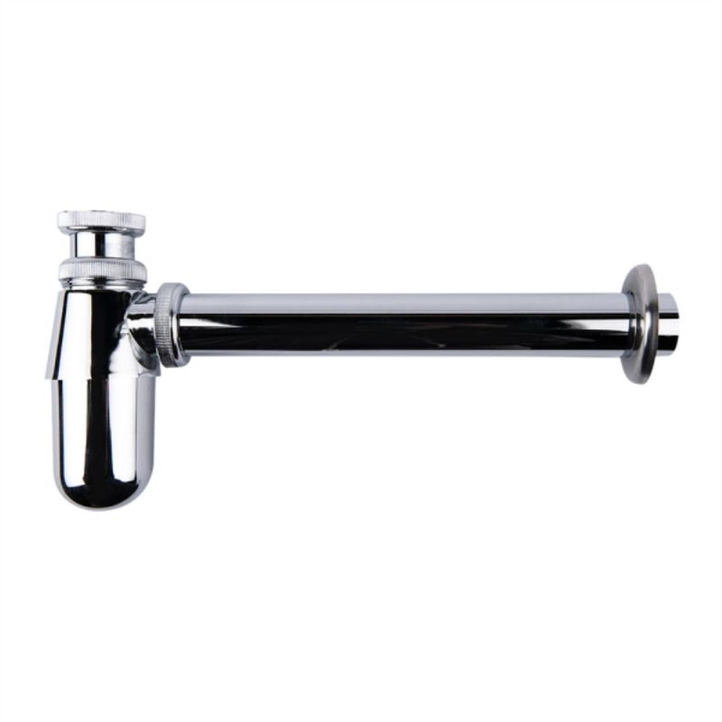 FANALOZA - Sifón lavatorio metalico 1 1/4 " TUBO 25cm
