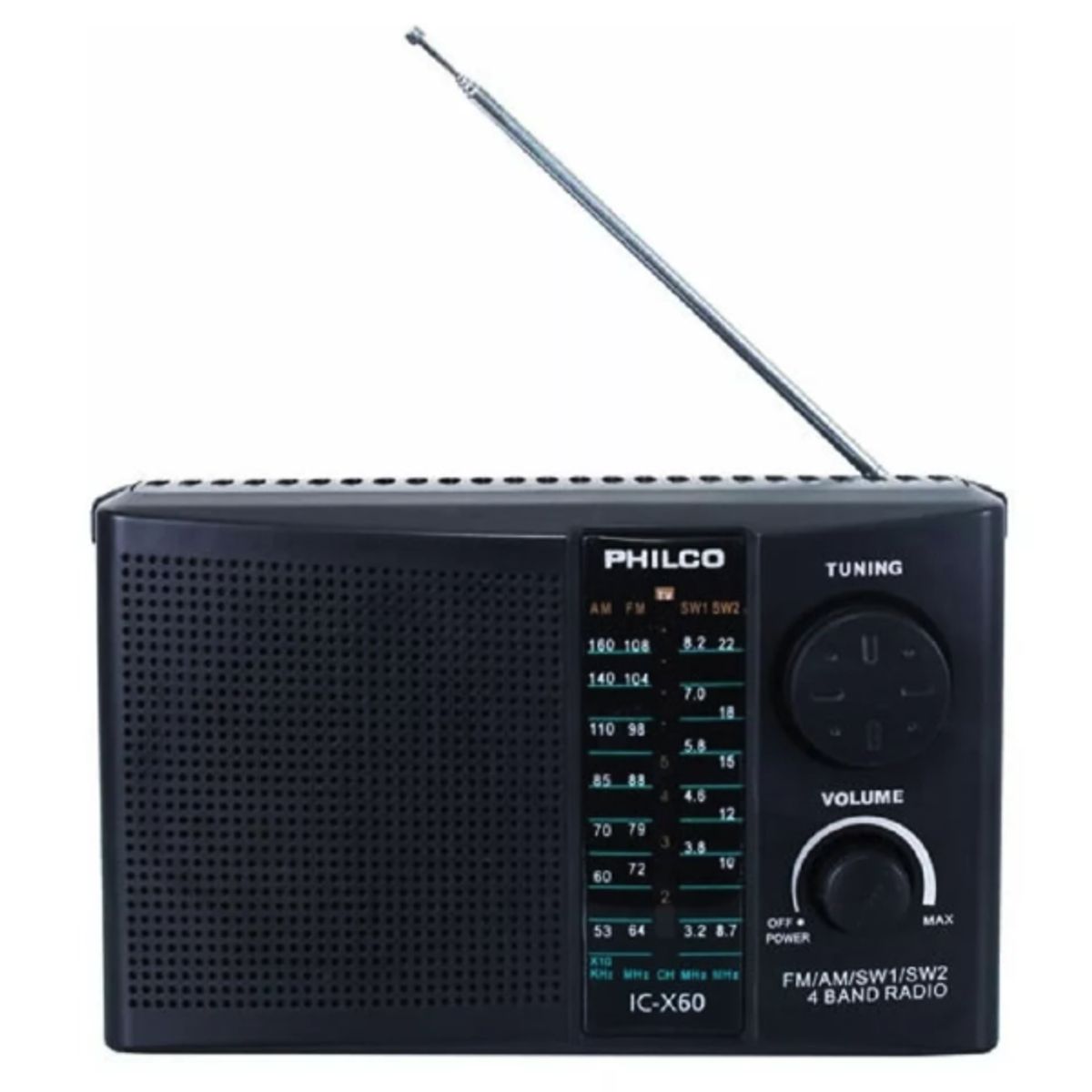 PHILCO - Radio Portátil AMFM IC-X60 Philco