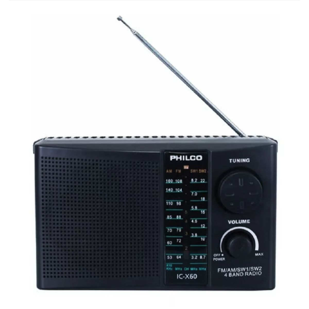 PHILCO - Radio Portátil AMFM IC-X60 Philco