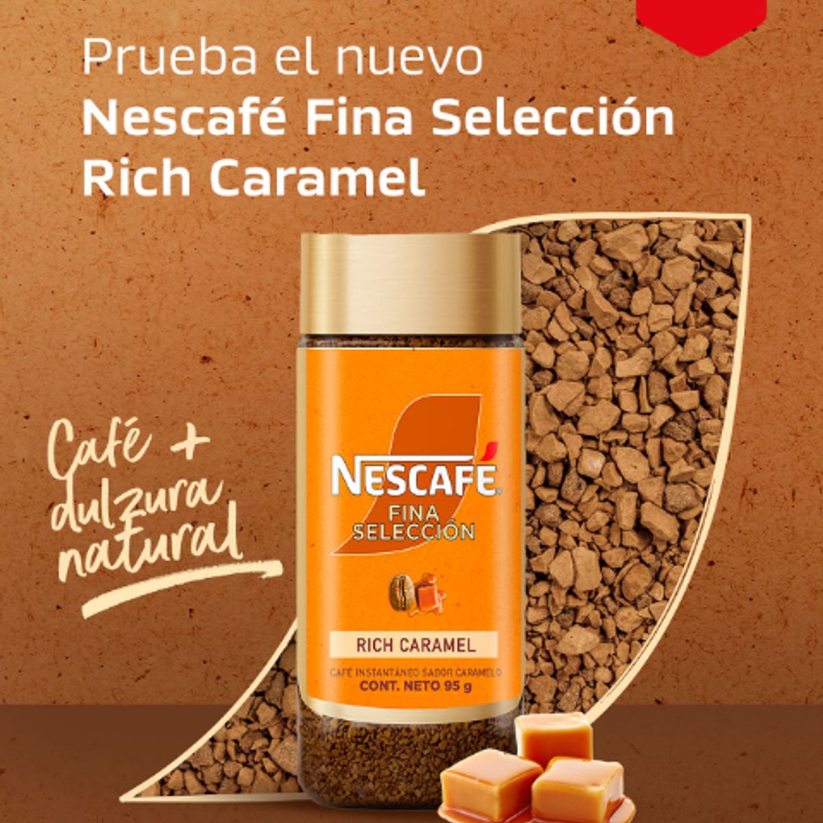 NESCAFE - NESCAFE FINA SELECCION Caramelo 95g