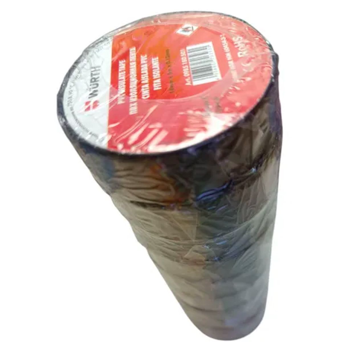 WURTH - Pack x10 Cinta Aislante Aisladora Wurth 18mm 5m 0,13 mm