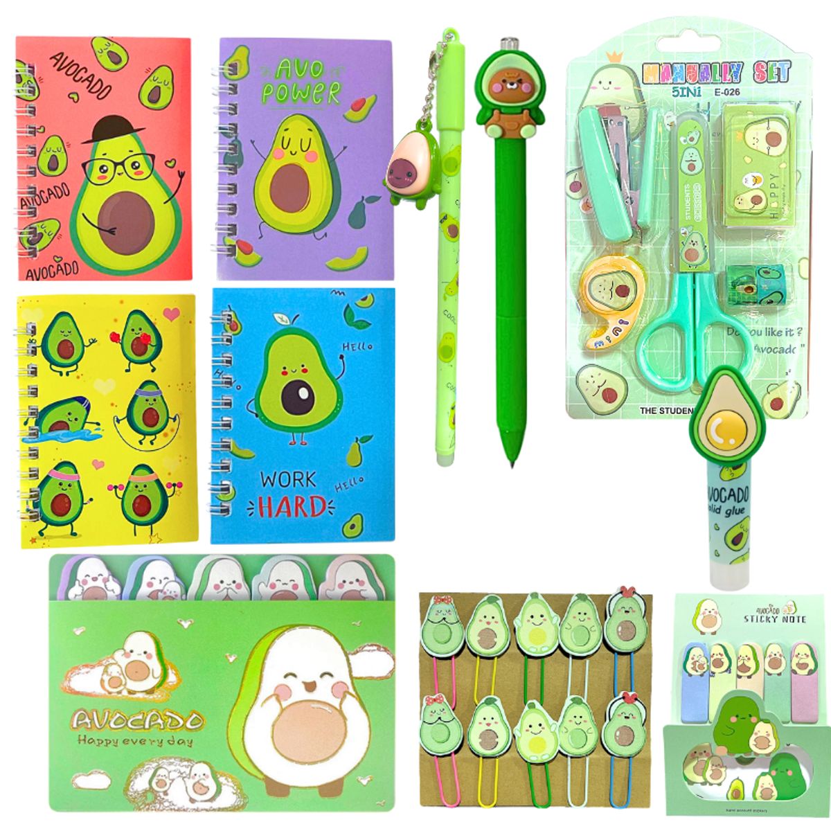 GENERICO - Box Papelería De Palta Set De Papelería Y Accesorios Kawaii