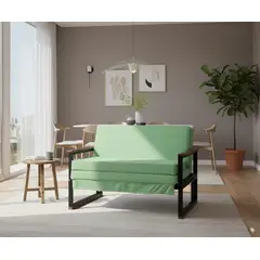 RECUTEX - SOFA FUTON FOLK 2PZA VERDE PISTACHO