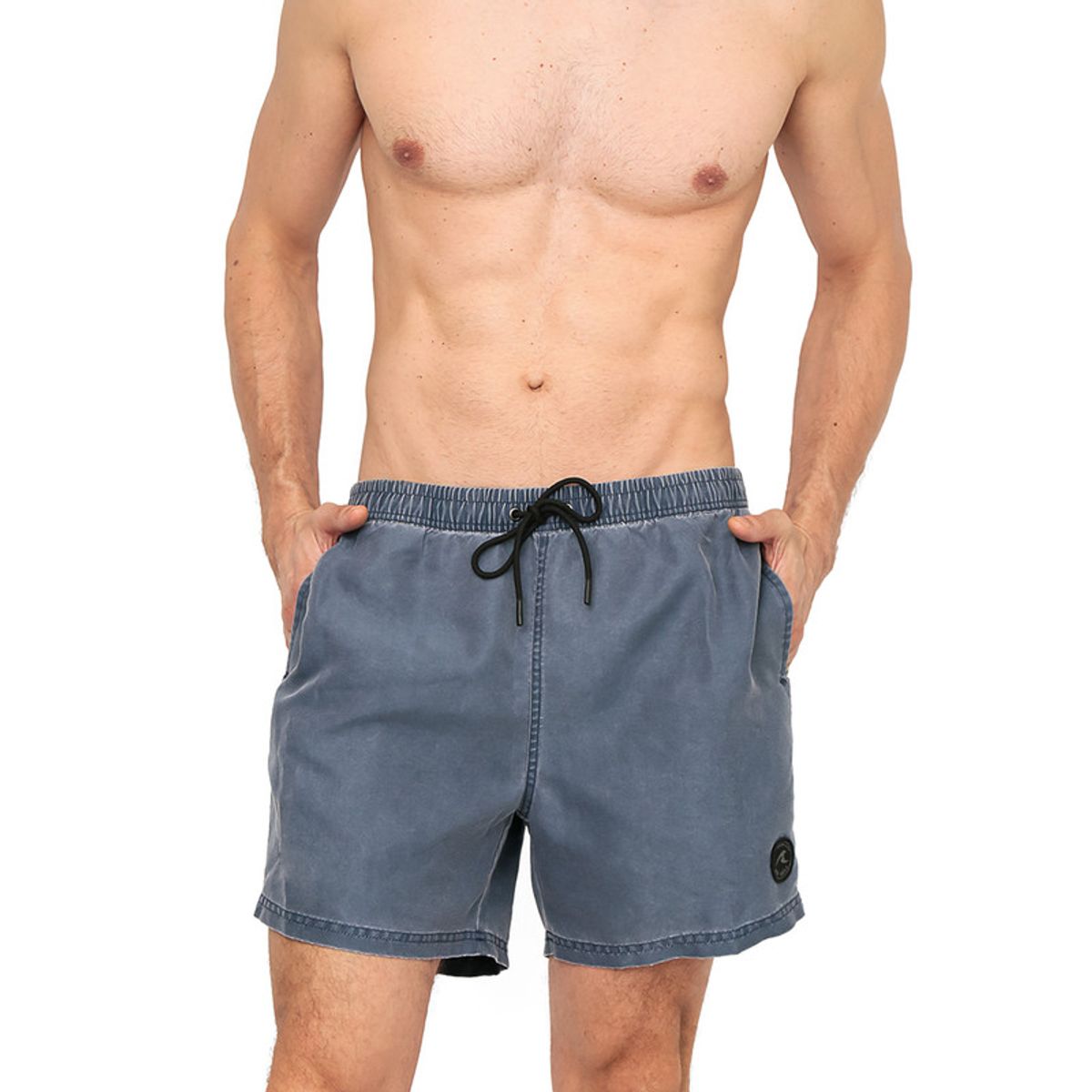 H2O WEAR - Traje de Baño Hombre Short  Liso Gastado H2O Wear Azul