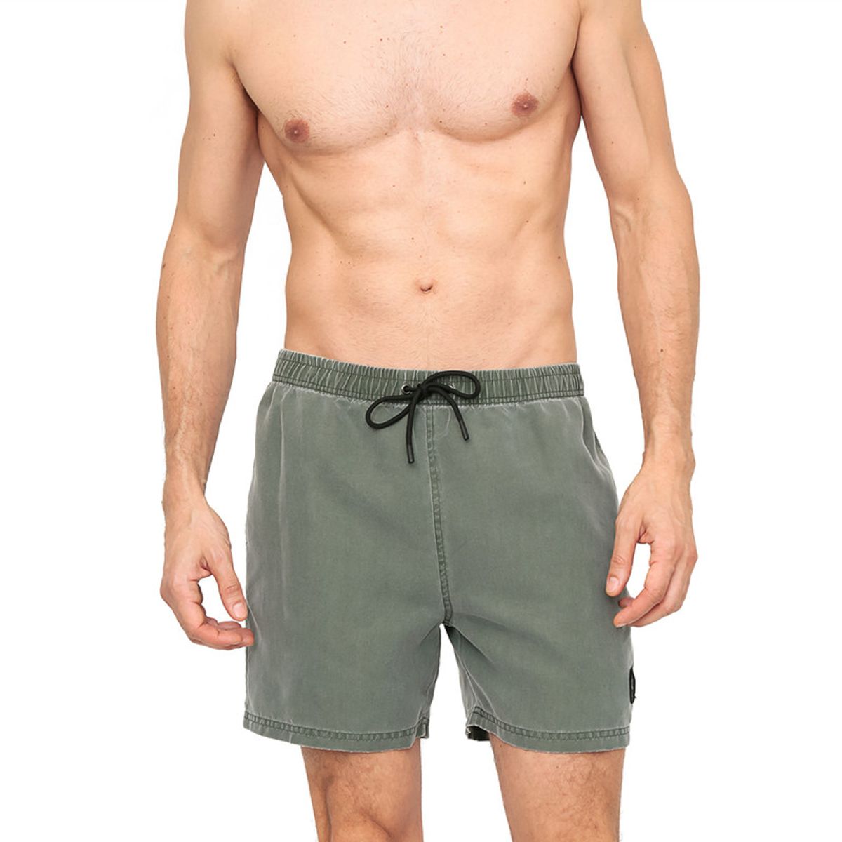H2O WEAR - Traje de Baño Hombre Short  Liso Gastado H2O Wear Verde