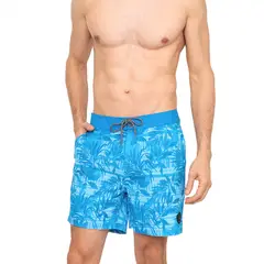 H2O WEAR - Traje de Baño Hombre Short Pretina W Stretch Azul