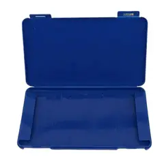 GENERICO - Porta Mascarillas Antibacterial Rectangulares 19cm Azul