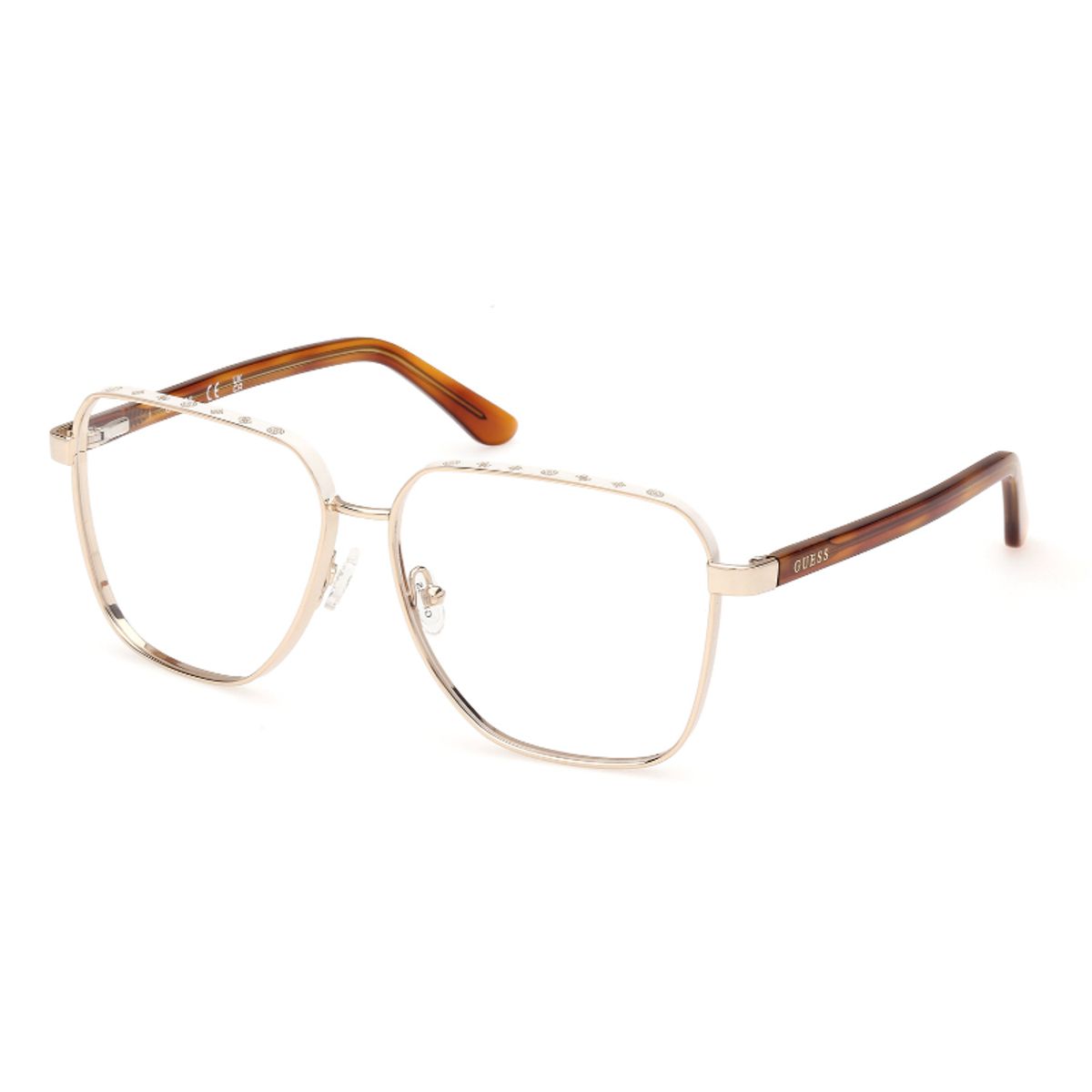 GUESS - Lentes Ópticos Dorado Guess