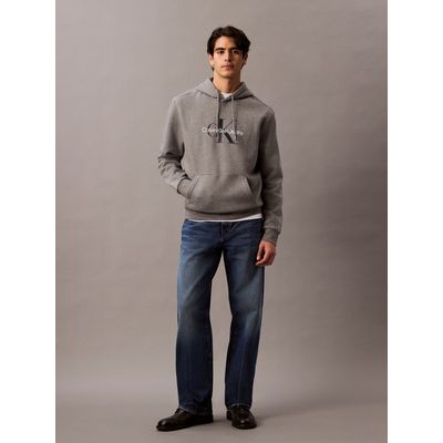 Imagen 2 del producto Polerón con Gorro Monograma Gris