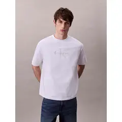 CALVIN KLEIN - Polera con Logotipo Hero Blanco