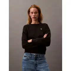 CALVIN KLEIN - Polerón Archive Logo Negro