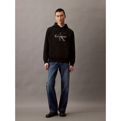 Imagen 2 del producto Polerón con Gorro Monograma Negro