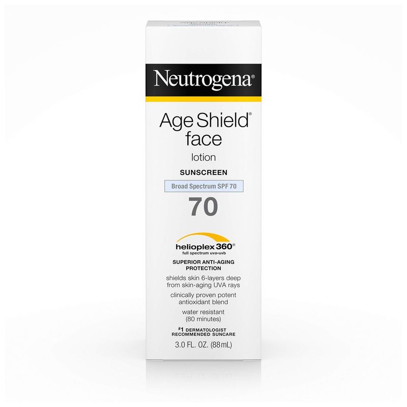 NEUTROGENA - Loción facial NEUTROGENA Age Shield SPF 70 3 oz sin aceite