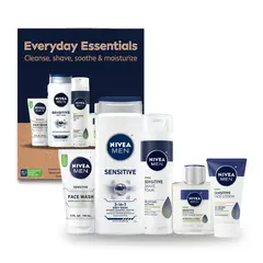NIVEA - Set de Cuidado de Piel MEN para Piel Sensible - 5 Esenciales