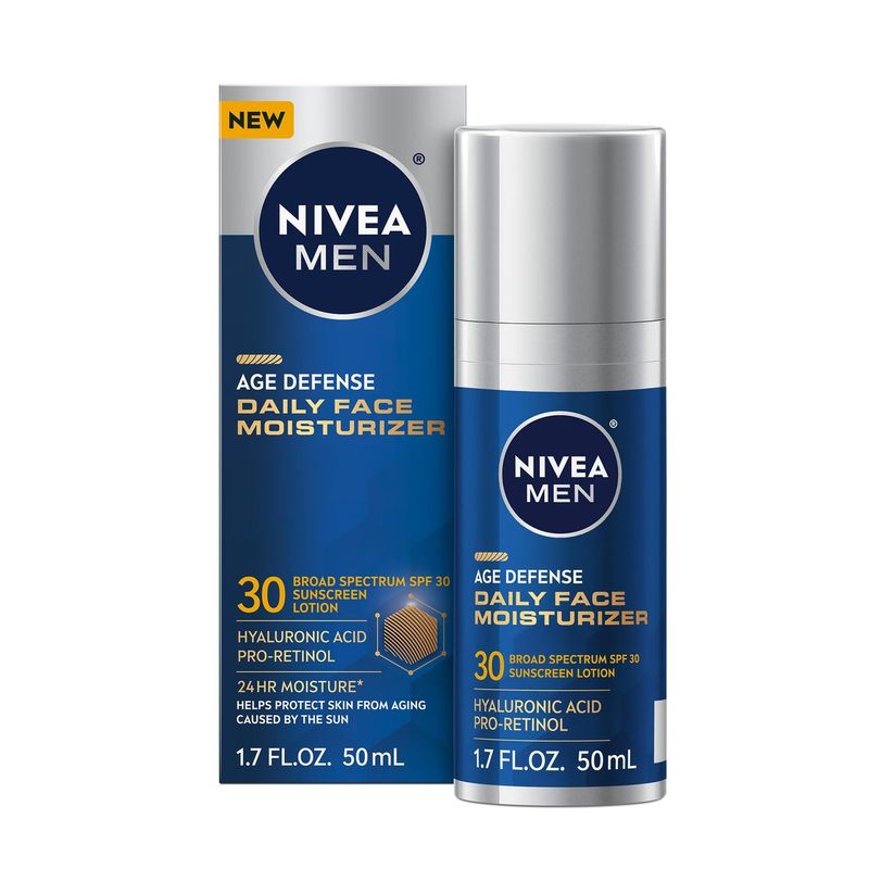 NIVEA - NIVEA MEN Hidratante Facial Antienvejecimiento SPF 30 50 mL