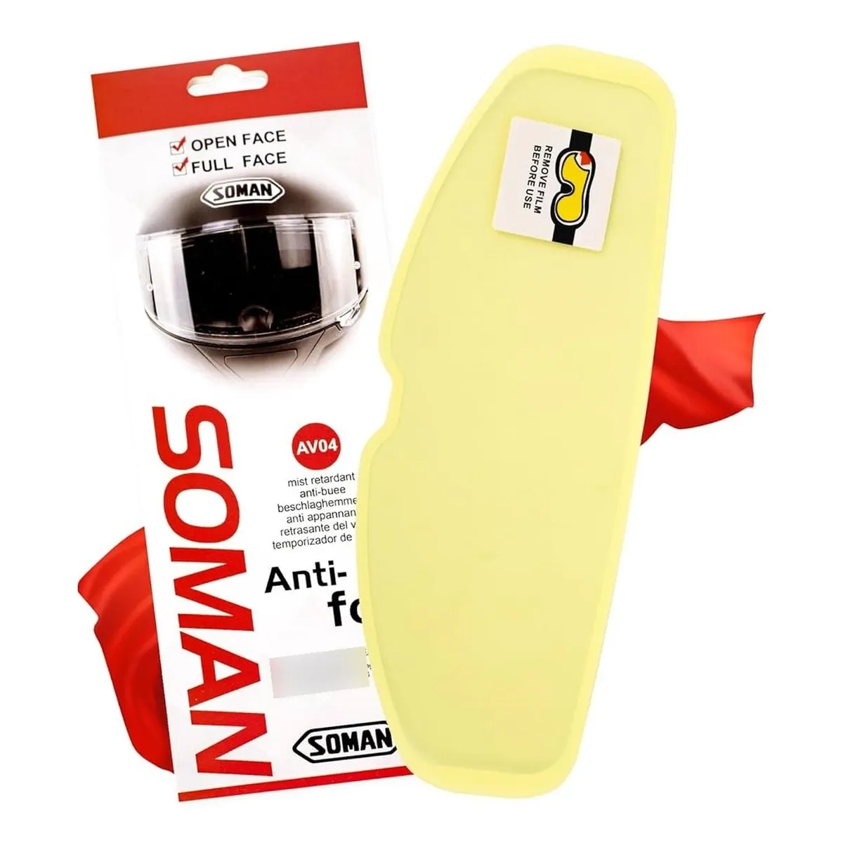 GENERICO - Pinlock Y Lámina Antiempañante O Visor Casco Moto Universal