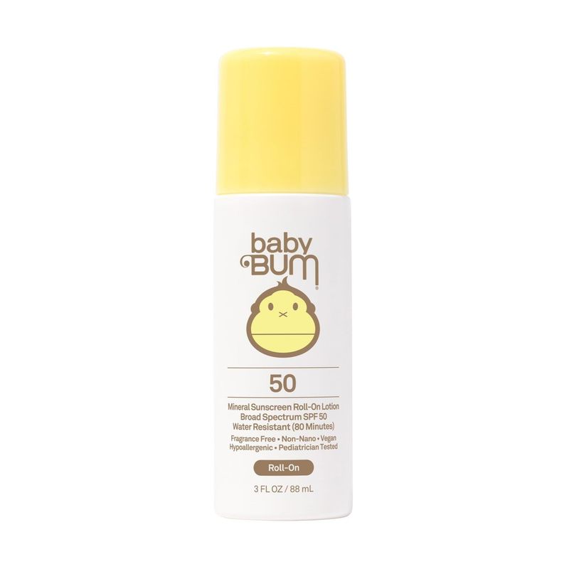 SUN BUM - SUN BUM Baby Bum Protector Solar Mineral SPF 50 Roll-On 3 oz