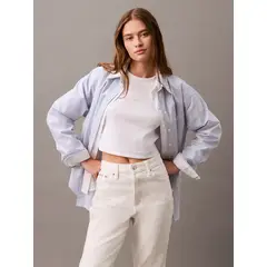 CALVIN KLEIN - Polera Mnogram Baby Blanco