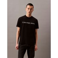 Polera Regular con Logotipo Negro