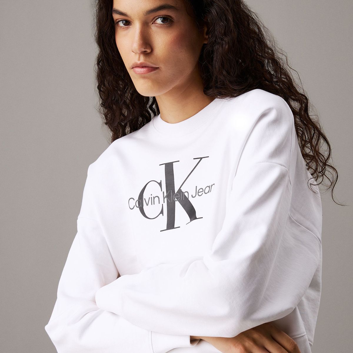CALVIN KLEIN - Polerón Relaxed con Logo Estampado