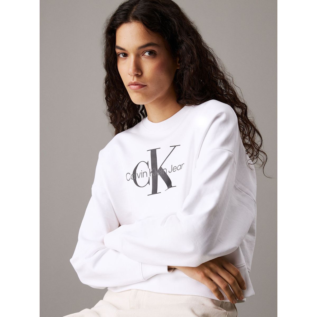 CALVIN KLEIN - Polerón Relaxed con Logo Estampado