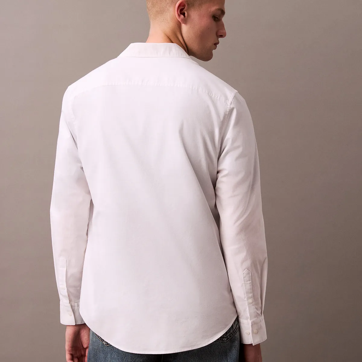 CALVIN KLEIN - Camisa Oxford Clásica Blanco Calvin Klein