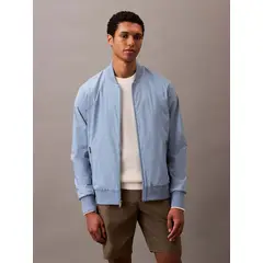 CALVIN KLEIN - Chaqueta Bomber Matte Celeste