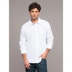 CALVIN KLEIN - Camisa Clásica Poplin Blanco