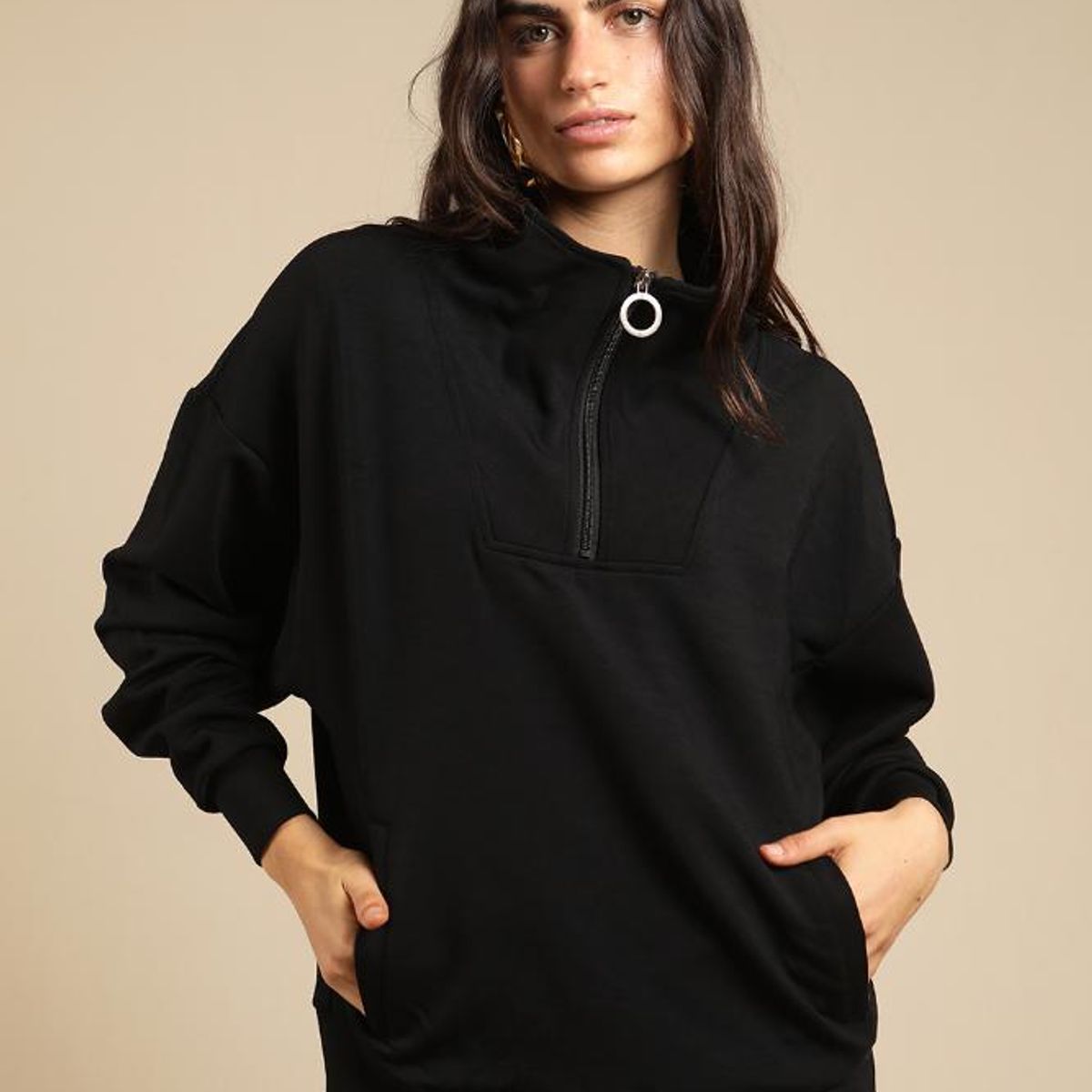 MALI - Half Zip Pullover Phantom