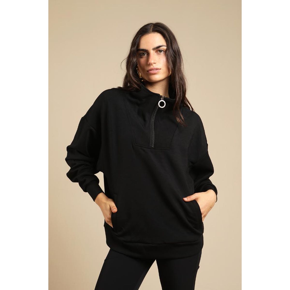 MALI - Half Zip Pullover Phantom