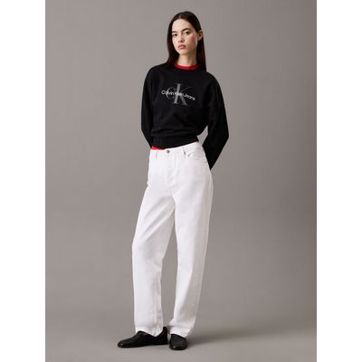 Imagen 2 del producto Polerón Relaxed con Logo Estampado Negro