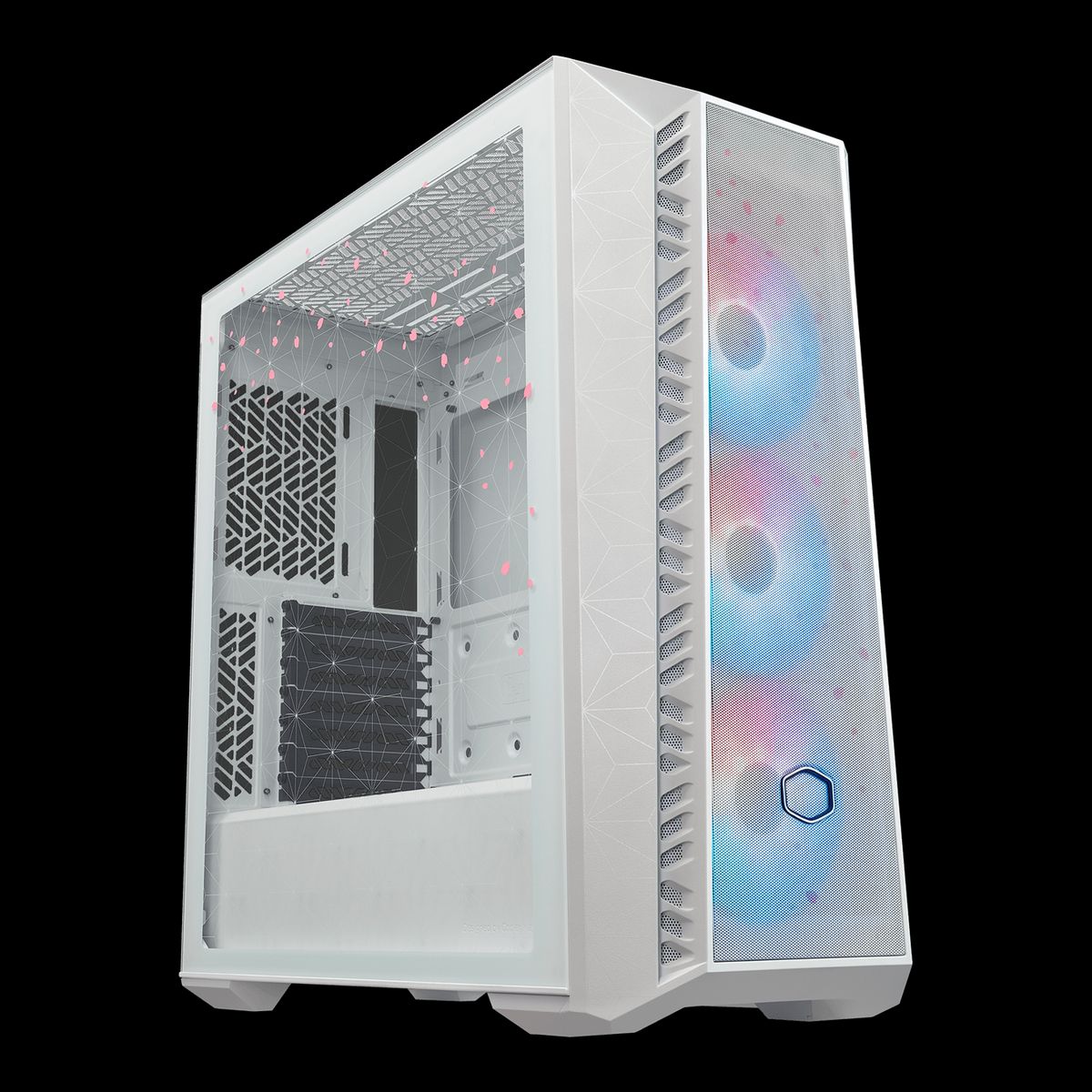 COOLER MASTER - Gabinete Cooler Master Masterbox 520 Mesh White – Sakura