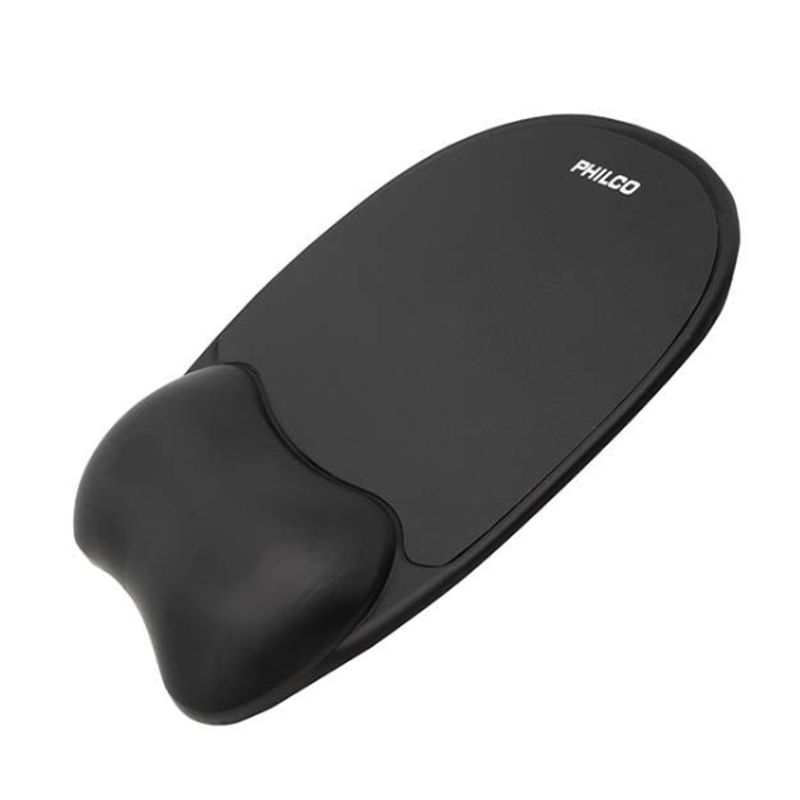 PHILCO - Mouse Pad Rígido con Gel Apoya Muñeca Philco