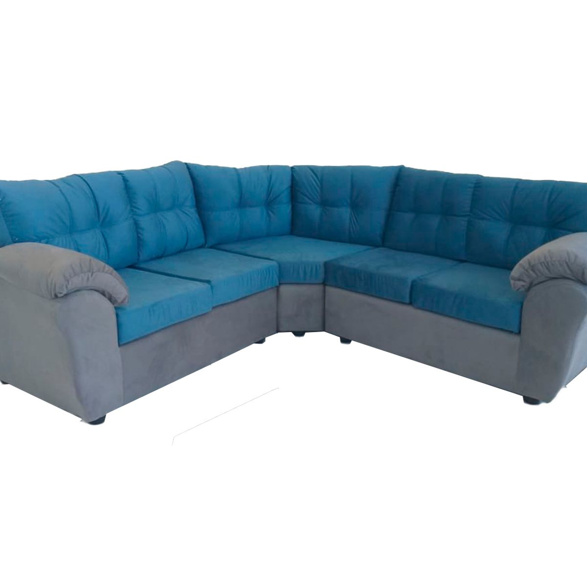 MUEBLES MPR - Sofá Seccional Alerce Felpa 2-1-2