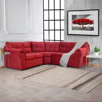 Sofá Seccional Alerce Felpa 2-1-2