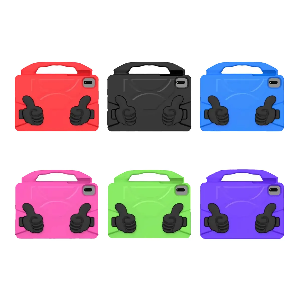 JOIGO - Carcasa Niño Antigolpe Para Tablet Samsung S10 FE 11" Rojo