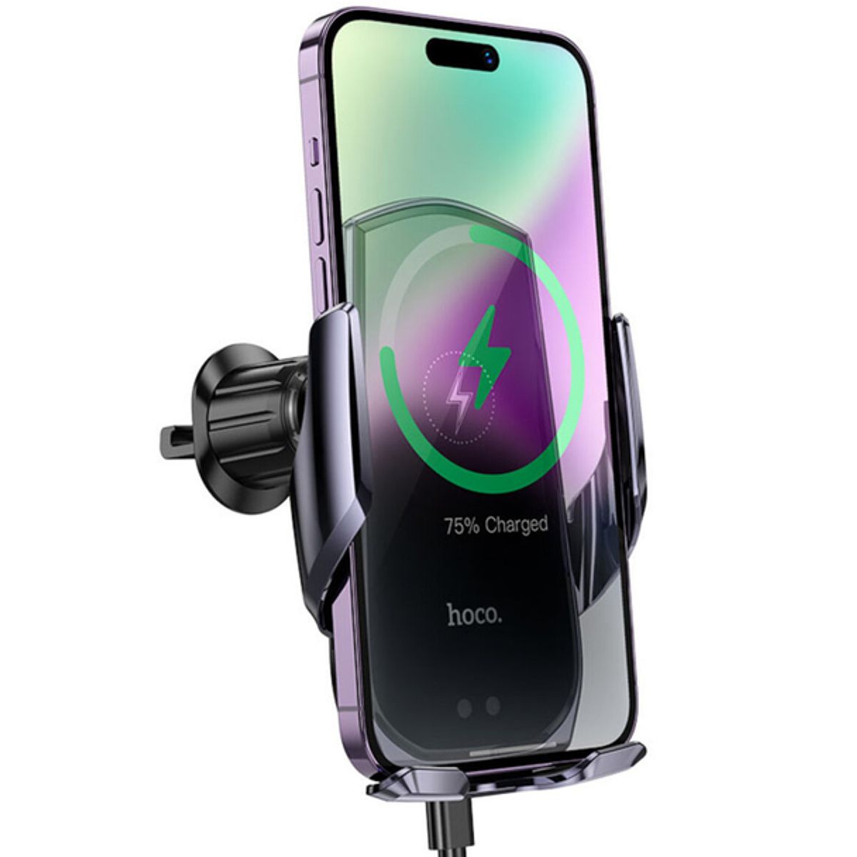 HOCO - Soporte de auto con carga inalambrica 15W Hoco CA202 PLUS