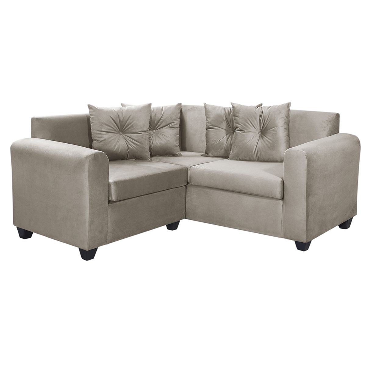 MASEL - Seccional Esquinero Recife  Felpa Beige 160x160x78.