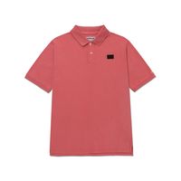 Polera Polo Manga Corta Hombre Logo Café Claro