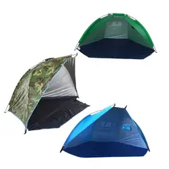 GENERICO - Media Carpa Para Playa Corta Viento Verano 220 x 120cm