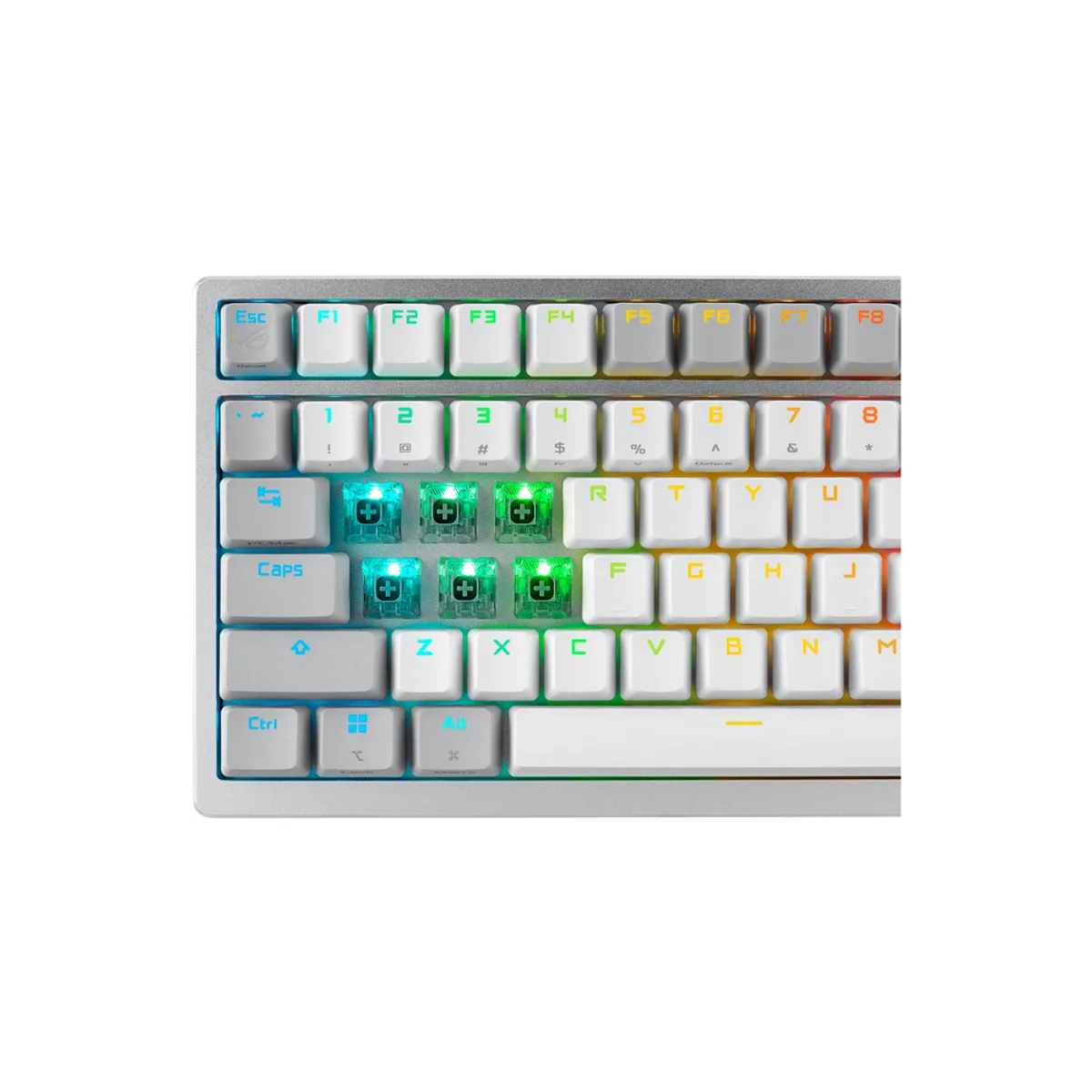 ASUS - Teclado ASUS Gaming ROG Azoth White