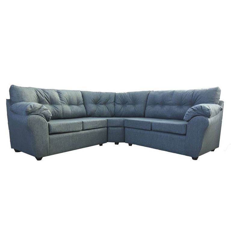 Sofa Seccional Alerce Chenille 2.1.2 - 5 Cuerpos Verde musgo