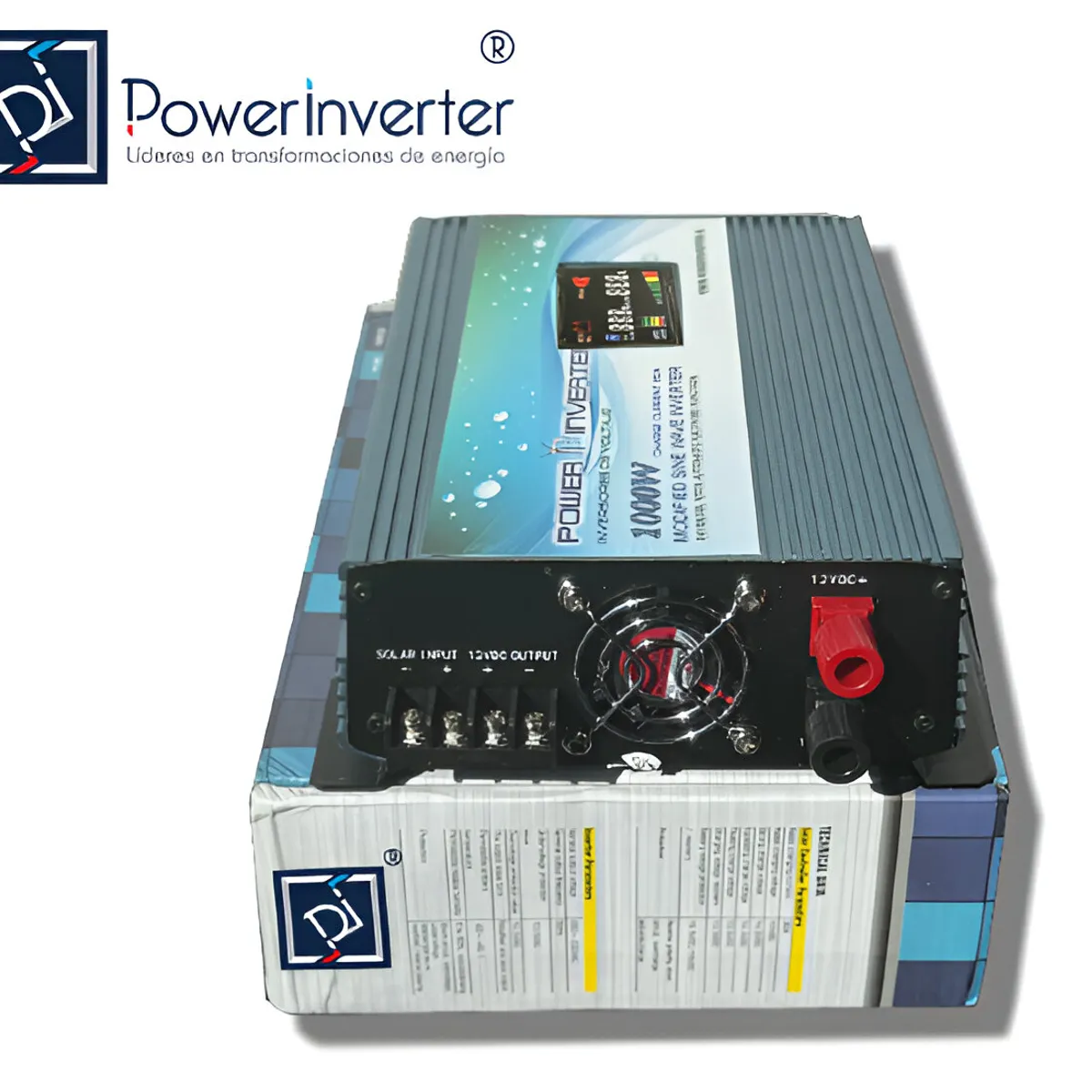 GENERICO - Inversor Cargador Controlador Solar 12vdc220vac 1000w Mdf