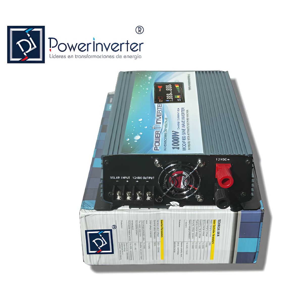 GENERICO - Inversor Cargador Controlador Solar 12vdc220vac 1000w Mdf