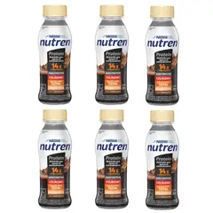 NUTREN - Proteín Chocolate Botella 260ml Pack X6-