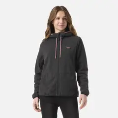 LIPPI - Polar Mujer Stripes Nano-F Full Zip Hoody Negro
