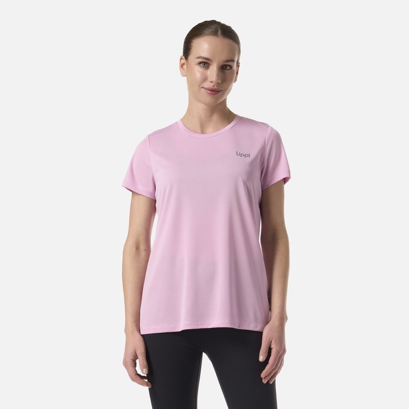 LIPPI - Polera Mujer Core Q-Dry T-Shirt Rosa Lippi