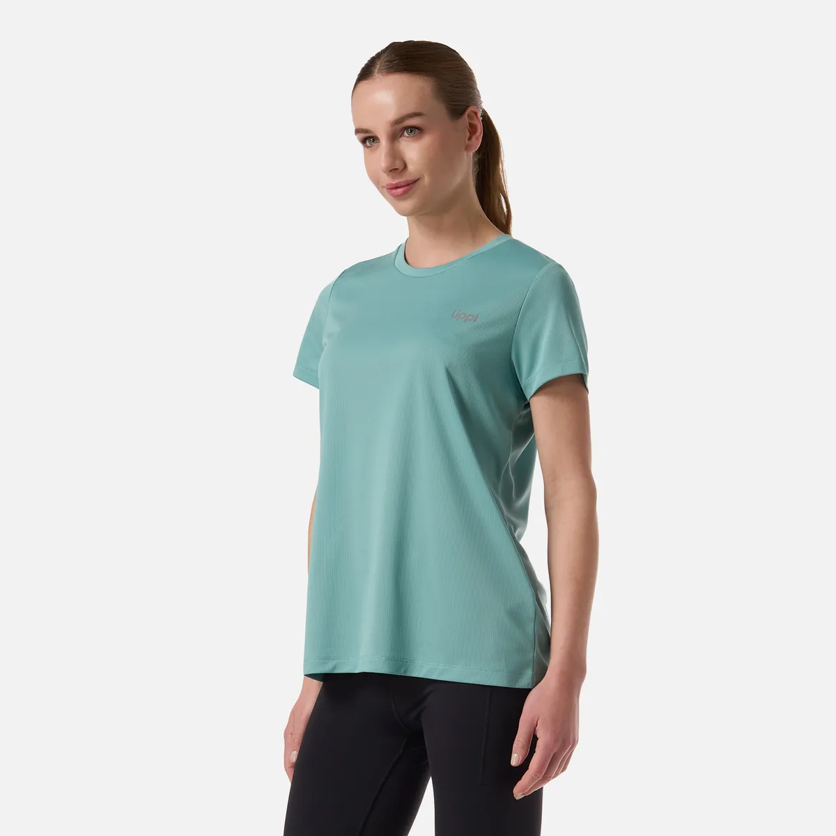 LIPPI - Polera Mujer Core Q-Dry T-Shirt Turquesa Claro Lippi